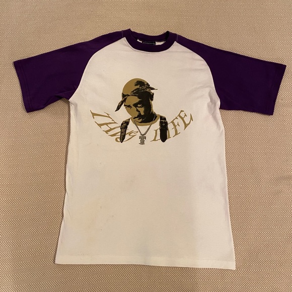 Vintage 90’s 2 PAC Thug Life Glitter T Shirt - Picture 4 of 12